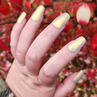 Image provided for Bee's Knees by a paid swatcher featuring the nail polish " Lemon "