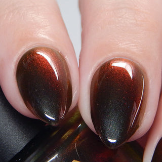 Image provided for Bee's Knees by a paid swatcher featuring the nail polish " Skillz "