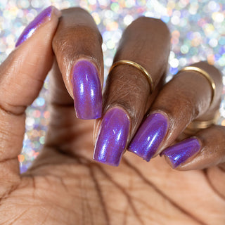 Image provided for Bee's Knees by a paid swatcher featuring the nail polish " Give It Back Tenfold "