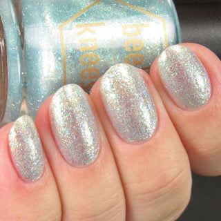 Image provided for Bee's Knees by a paid swatcher featuring the nail polish " Same Lie Lilac "