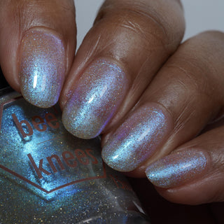 Image provided for Bee's Knees by a paid swatcher featuring the nail polish " Poisoned Fairy Fruit "