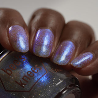 Image provided for Bee's Knees by a paid swatcher featuring the nail polish " Poisoned Fairy Fruit "