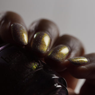 Image provided for Bee's Knees by a paid swatcher featuring the nail polish " Welcome to the Best Day of Your Life "