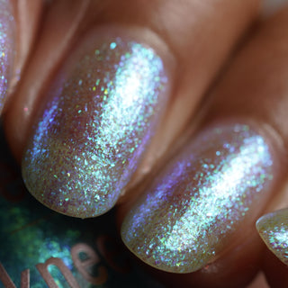 Image provided for Bee's Knees by a paid swatcher featuring the nail polish " Serendipitous Sign "