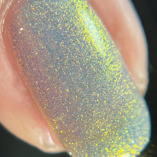 Image provided for Bee's Knees by a paid swatcher featuring the nail polish " Lemon "