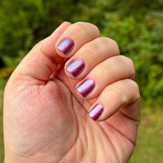 Image provided for Bee's Knees by a paid swatcher featuring the nail polish " His Gentle Ruler "