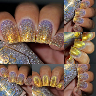 Image provided for Bee's Knees by a paid swatcher featuring the nail polish " Lemon "