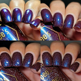 Image provided for Bee's Knees by a paid swatcher featuring the nail polish " Daydreams "