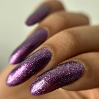 Image provided for Bee's Knees by a paid swatcher featuring the nail polish " Nevermore "