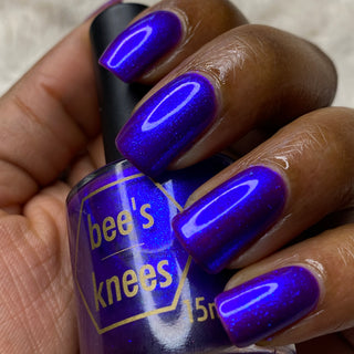 Image provided for Bee's Knees by a paid swatcher featuring the nail polish " Give It Back Tenfold "