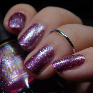 Image provided for Bee's Knees by a paid swatcher featuring the nail polish " His Gentle Ruler "