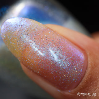 Image provided for Bee's Knees by a paid swatcher featuring the nail polish " Poisoned Fairy Fruit "