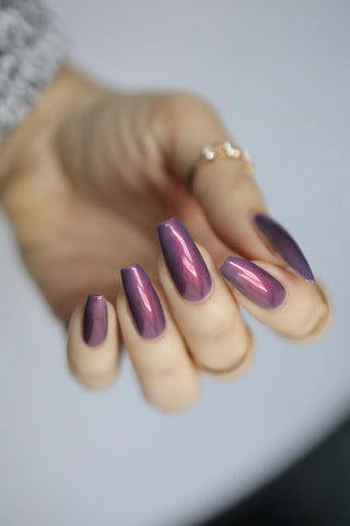 Image provided for Bee's Knees by a paid swatcher featuring the nail polish " Reckless "