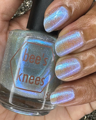 Image provided for Bee's Knees by a paid swatcher featuring the nail polish " Poisoned Fairy Fruit "