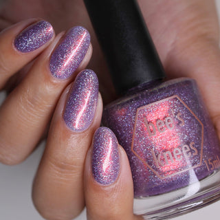 Image provided for Bee's Knees by a paid swatcher featuring the nail polish " Welcome to the Best Day of Your Life "