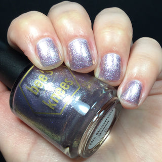 Image provided for Bee's Knees by a paid swatcher featuring the nail polish " His Monstrous Queen "