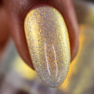 Image provided for Bee's Knees by a paid swatcher featuring the nail polish " Lemon "