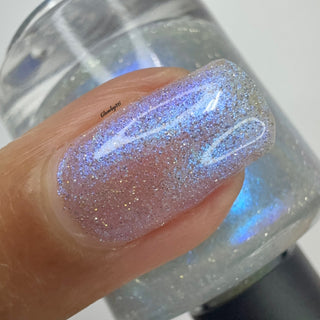 Image provided for Bee's Knees by a paid swatcher featuring the nail polish " Poisoned Fairy Fruit "