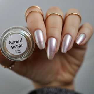 Image provided for Bee's Knees by a paid swatcher featuring the nail polish " Princess of Starlight "