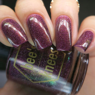 Image provided for Bee's Knees by a paid swatcher featuring the nail polish " Intention "