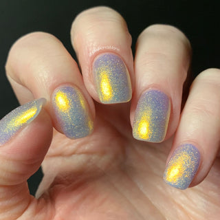 Image provided for Bee's Knees by a paid swatcher featuring the nail polish " Lemon "